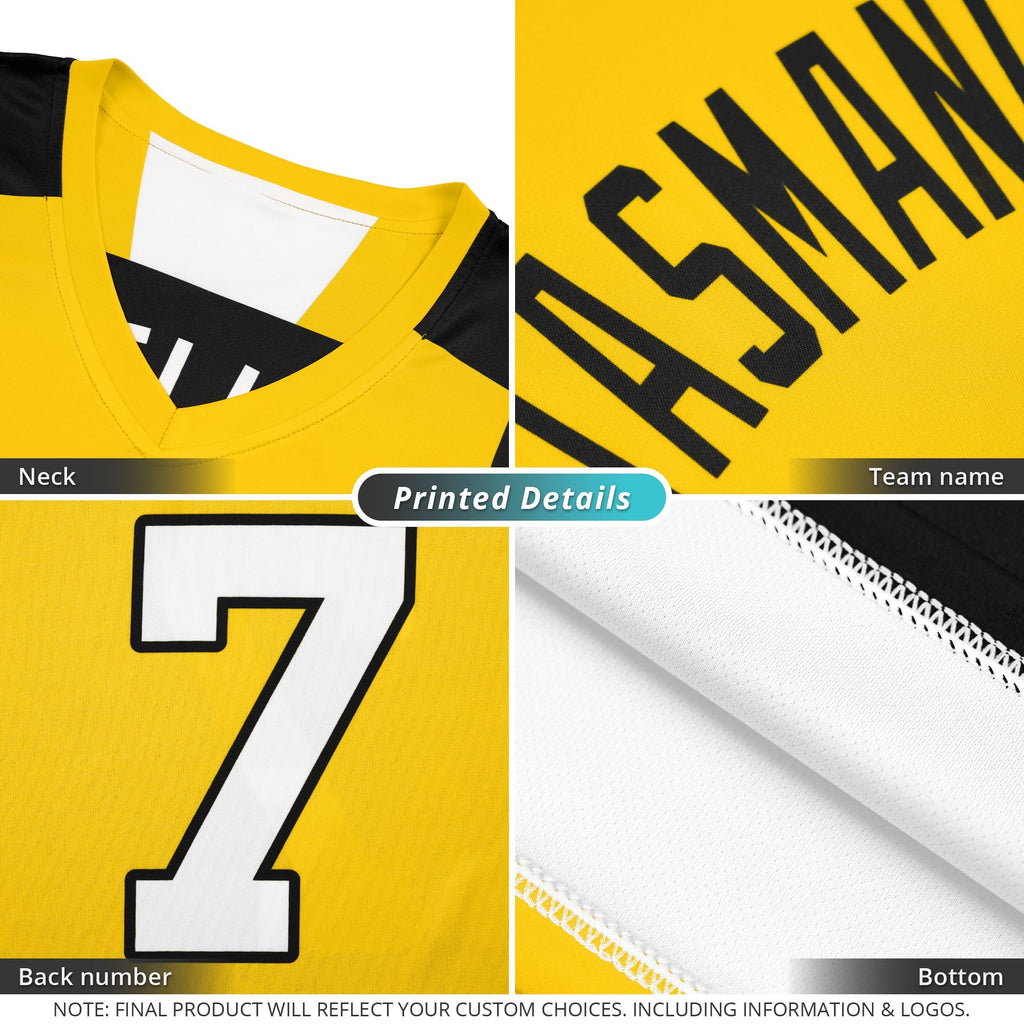 Custom Black Yellow Reversible Double Side Tops Basketball Jersey