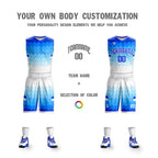 Custom Light Blue Double Side Sets Sportswear Basketball Jersey