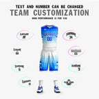 Custom Light Blue Double Side Sets Sportswear Basketball Jersey