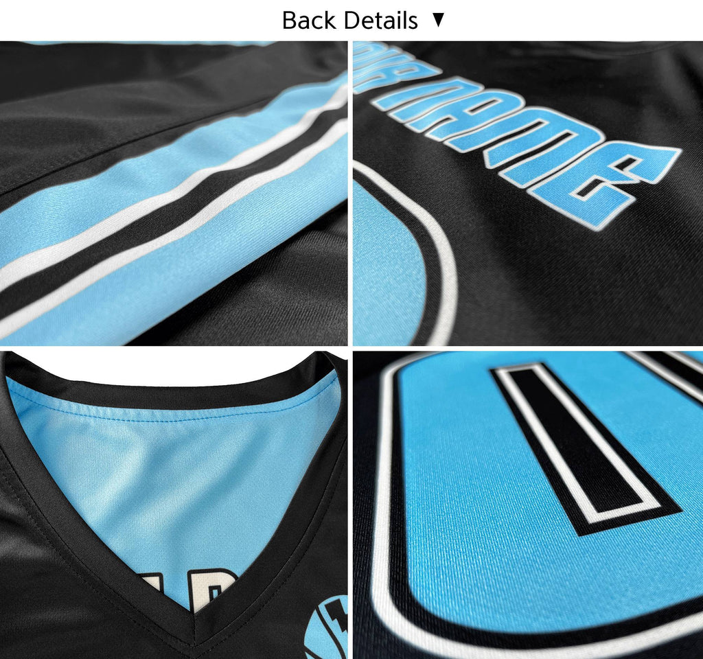 Custom Black Yellow Double Side Tops Basketball Jersey