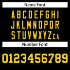 Custom Black Yellow Double Side Sets Design Sportswear Basketball Jersey