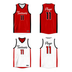 Custom Reversible Mesh Basketball Jersey Personalized Double Side Tops