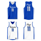 Custom Reversible Mesh Basketball Jersey Personalized Double Side Tops