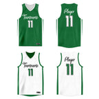 Custom Reversible Mesh Basketball Jersey Personalized Double Side Tops