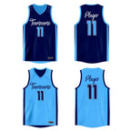 Custom Reversible Mesh Basketball Jersey Personalized Double Side Tops