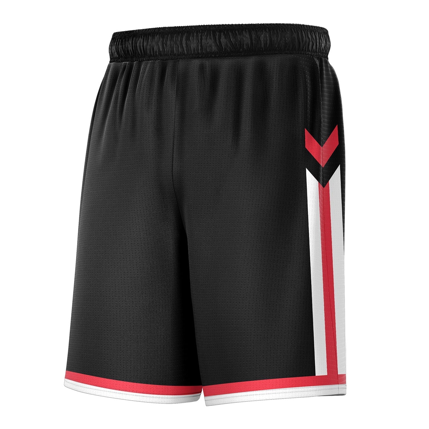 Fans-Made | Custom Black Red Design Sportswear Basketball Shorts – Available for Reorder Main image