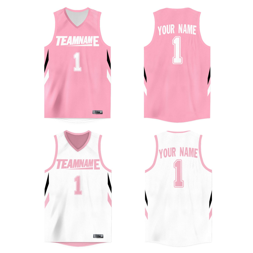 Custom Reversible Mesh Basketball Jersey Personalized Double Side Tops
