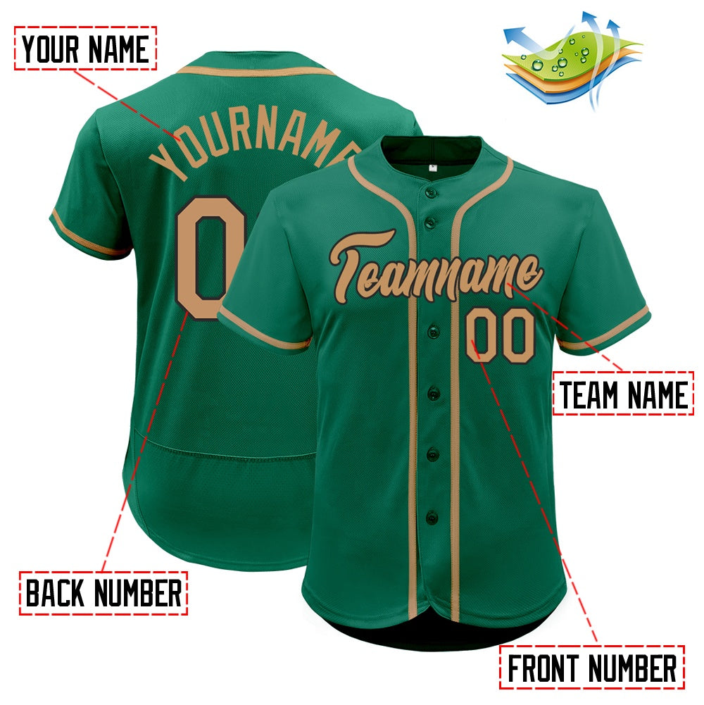 Custom Button Down Baseball Jersey Team Sports Shirts