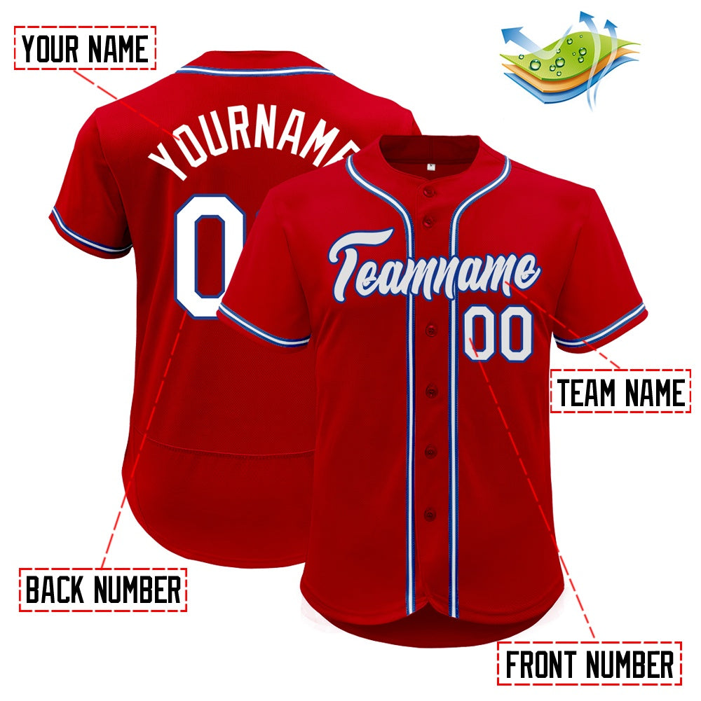 Custom Button Down Baseball Jersey Team Sports Shirts