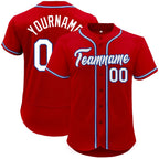 Custom Button Down Baseball Jersey Team Sports Shirts