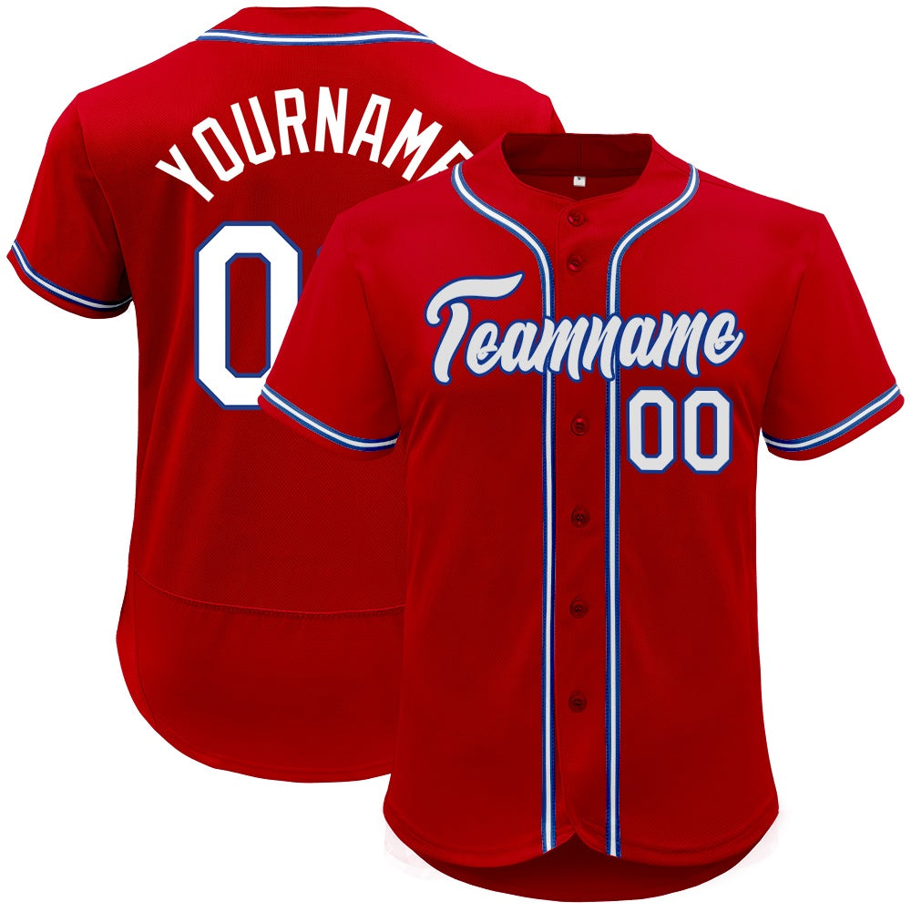 Custom Button Down Baseball Jersey Team Sports Shirts