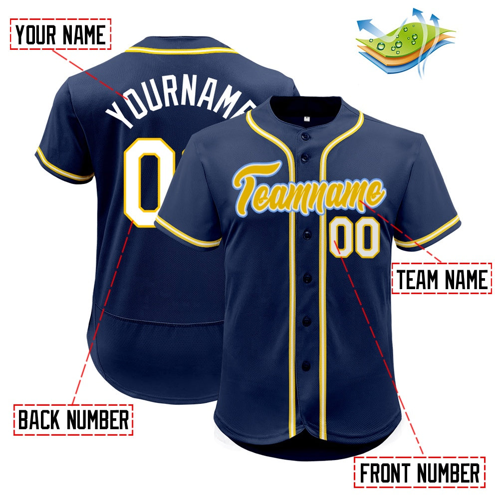 Custom Button Down Baseball Jersey Team Sports Shirts