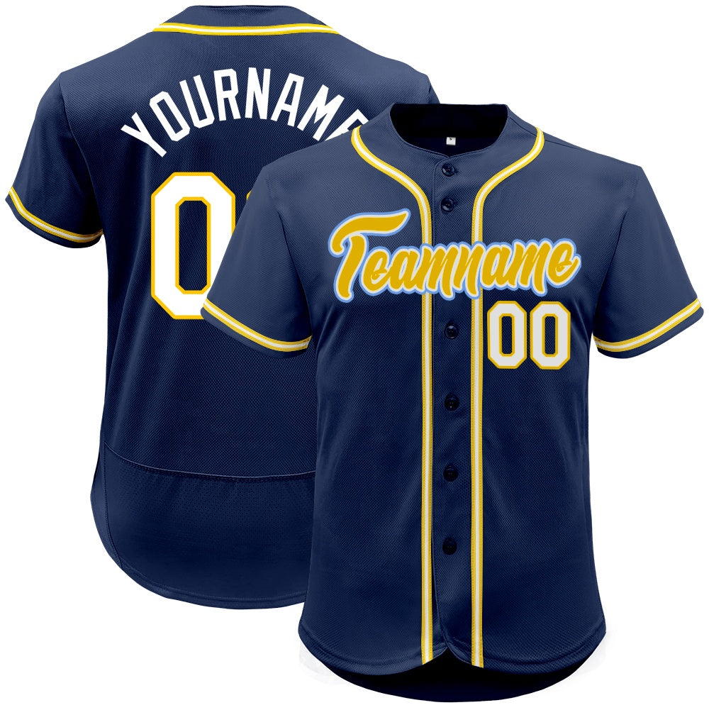 Custom Button Down Baseball Jersey Team Sports Shirts