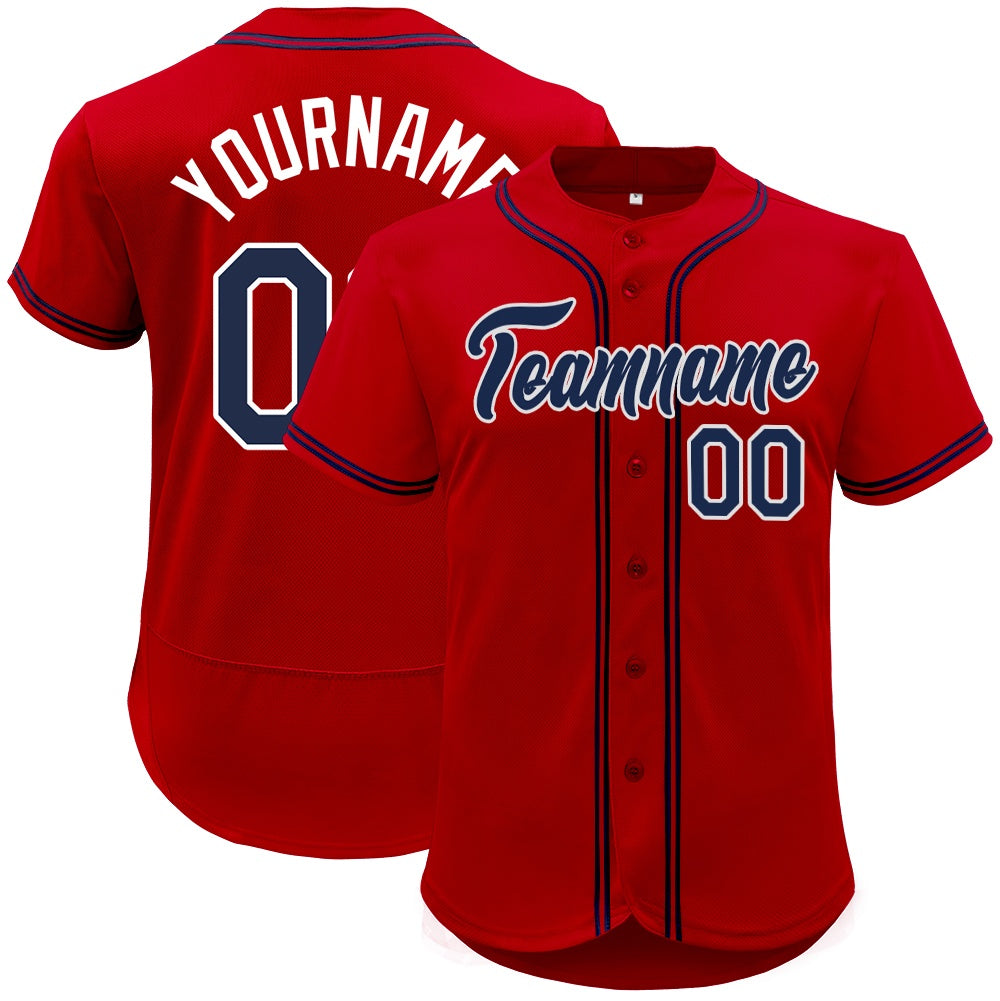 Custom Full Button Down Stitched Baseball Jersey Team Sportwear