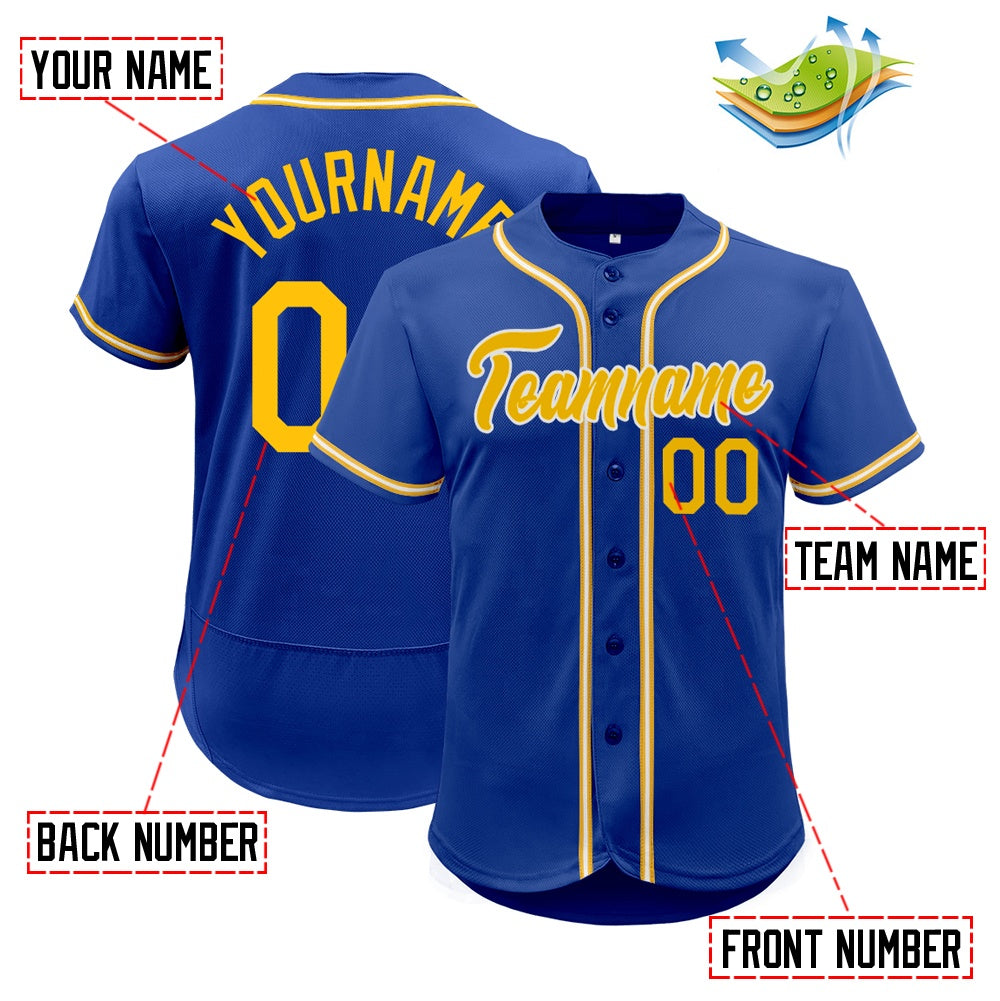 Custom Full Button Down Stitched Baseball Jersey Team Sportwear