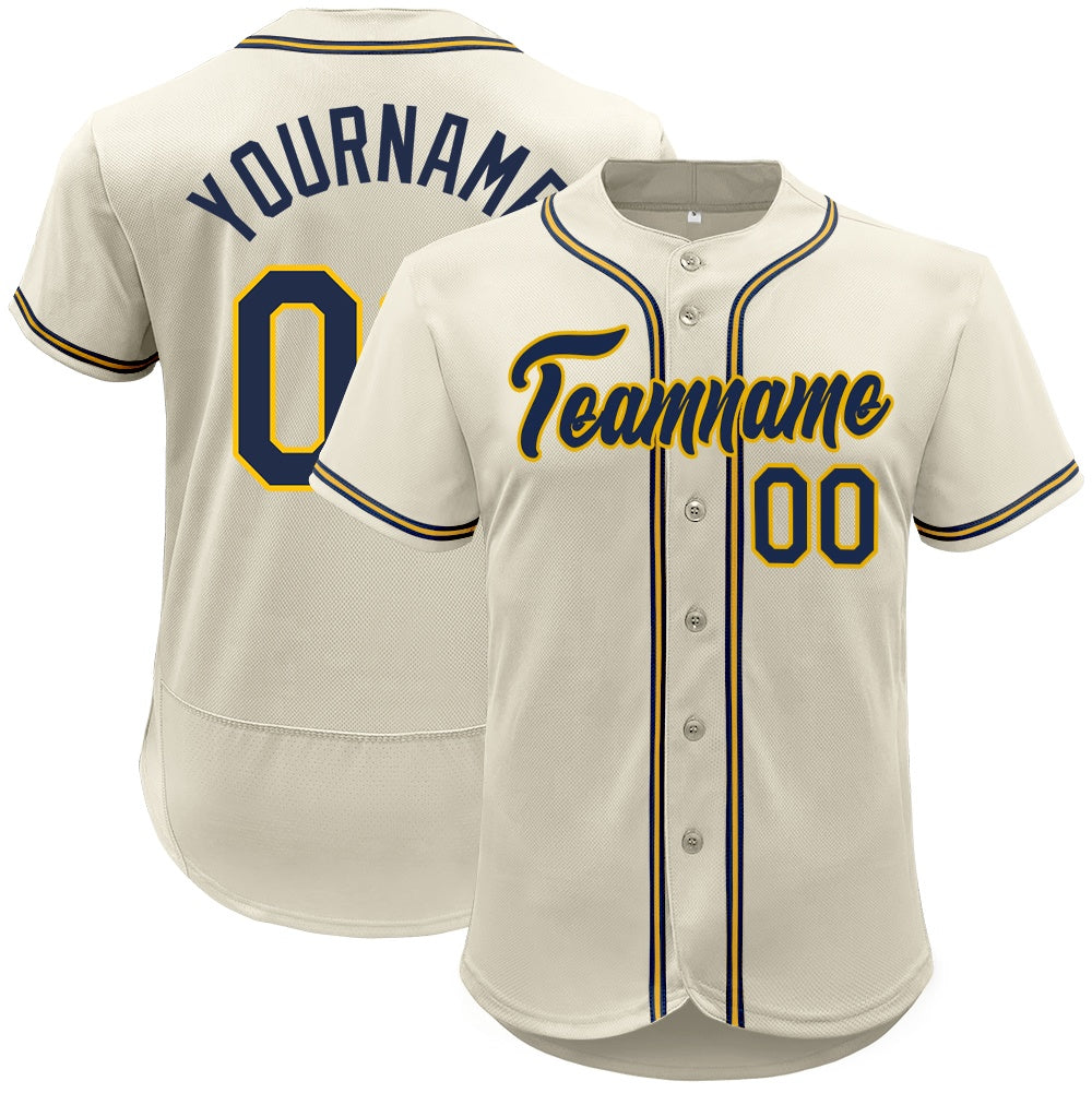 Custom Full Button Down Stitched Baseball Jersey Team Sportwear