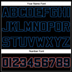 Custom Black Black-Royal Classic Style Crew neck T-Shirts Full Sublimated