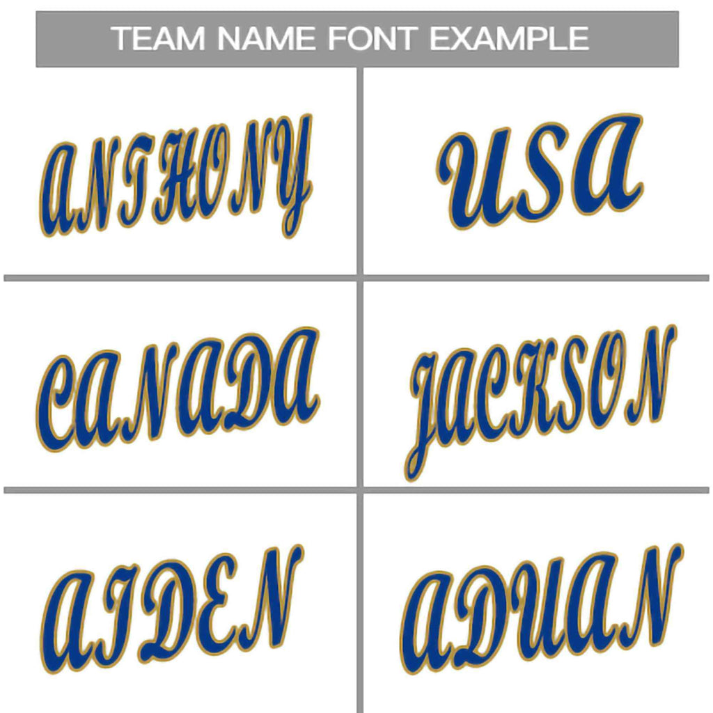 Custom White Royal-Gold Classic Style Crew neck T-Shirts Full Sublimated