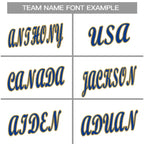 Custom White Royal-Gold Classic Style Crew neck T-Shirts Full Sublimated