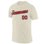 Custom Cream Red-Navy Classic Style Crew neck T-Shirts Full Sublimated