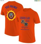 Fans-Made |Custom Orange Blue Classic Style Crew neck T-Shirts Full Sublimated-Available for Reorder