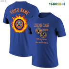 Fans-Made |Custom Orange Blue Classic Style Crew neck T-Shirts Full Sublimated-Available for Reorder