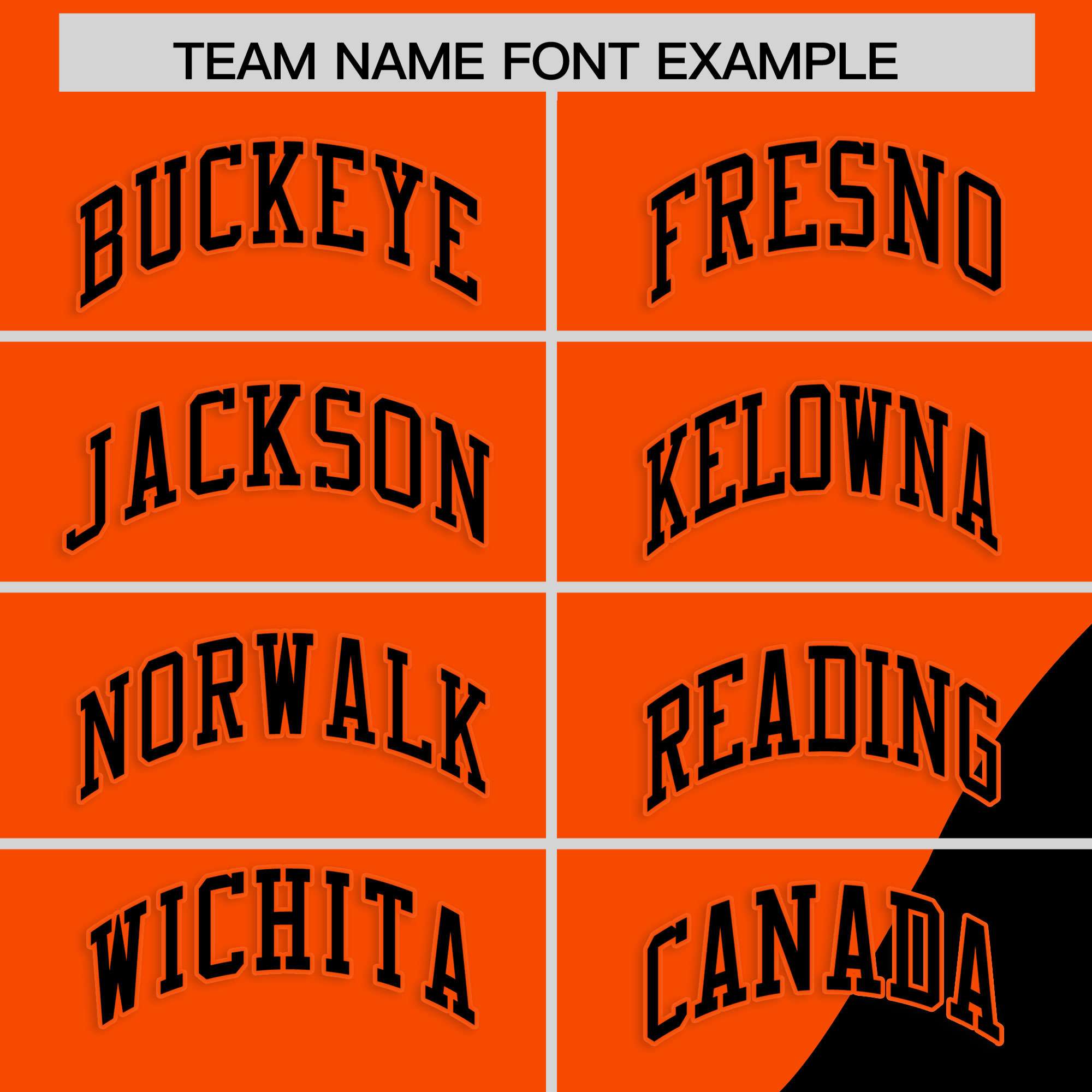 Custom Orange Black Color Block Varsity Full-Zip Letterman Wave Jacket Hoodie
