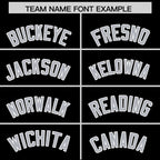 Custom Black Gray Varsity Full-Zip Letterman Classic Jacket Hoodie