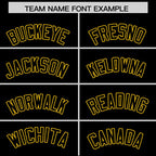 Custom Black Gold Varsity Full-Zip Letterman Classic Jacket Hoodie
