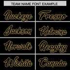 Custom Black Old Gold Varsity Full-Zip Letterman Classic Jacket Hoodie