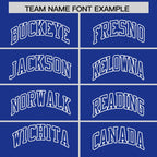 Custom Royal White Raglan Sleeves Varsity Full-Snap Letterman Two Tone Jacket Hoodie
