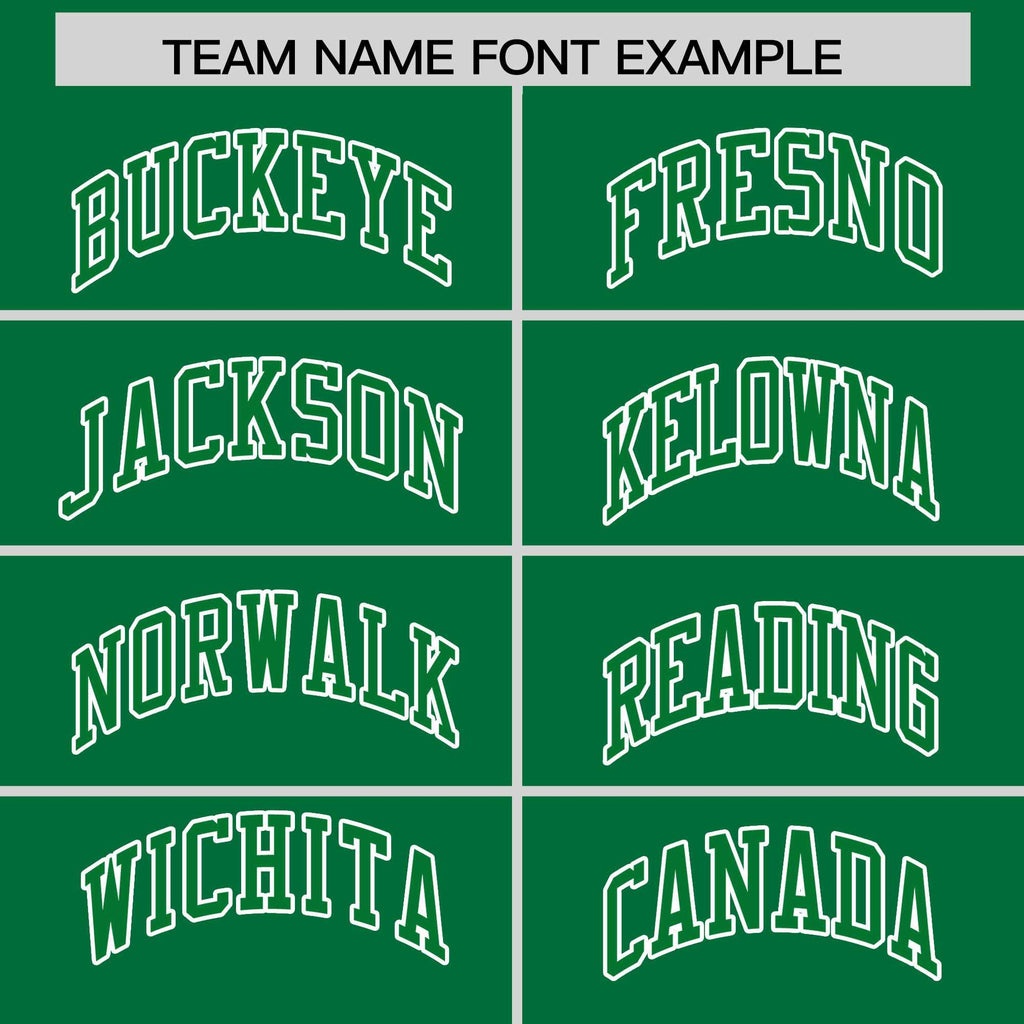 Custom Kelly Green White Raglan Sleeves Varsity Full-Snap Letterman Two Tone Jacket Hoodie