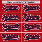 Custom Red Navy Raglan Sleeves Varsity Full-Snap Letterman Two Tone Jacket Hoodie