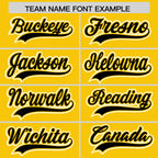 Custom Gold Black Raglan Sleeves Varsity Full-Snap Letterman Two Tone Jacket Hoodie