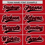 Custom Red Black Raglan Sleeves Varsity Full-Snap Letterman Two Tone Jacket Hoodie