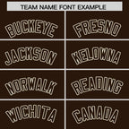 Custom Brown Cream Raglan Sleeves Varsity Full-Snap Letterman Two Tone Jacket Hoodie