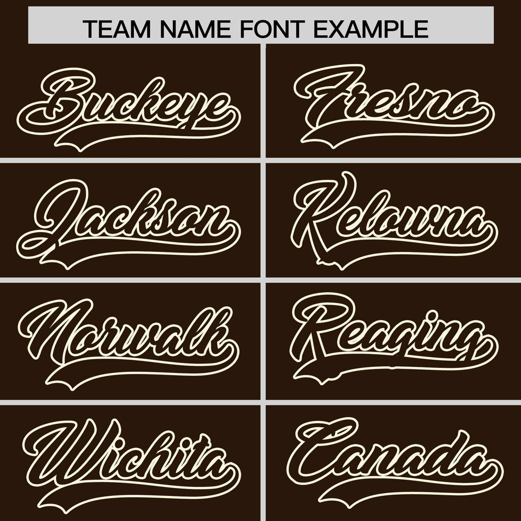 Custom Brown Cream Raglan Sleeves Varsity Full-Snap Letterman Two Tone Jacket Hoodie