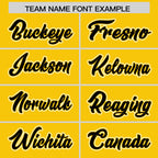 Custom Gold Black Raglan Sleeves Varsity Full-Snap Letterman Two Tone Jacket Hoodie