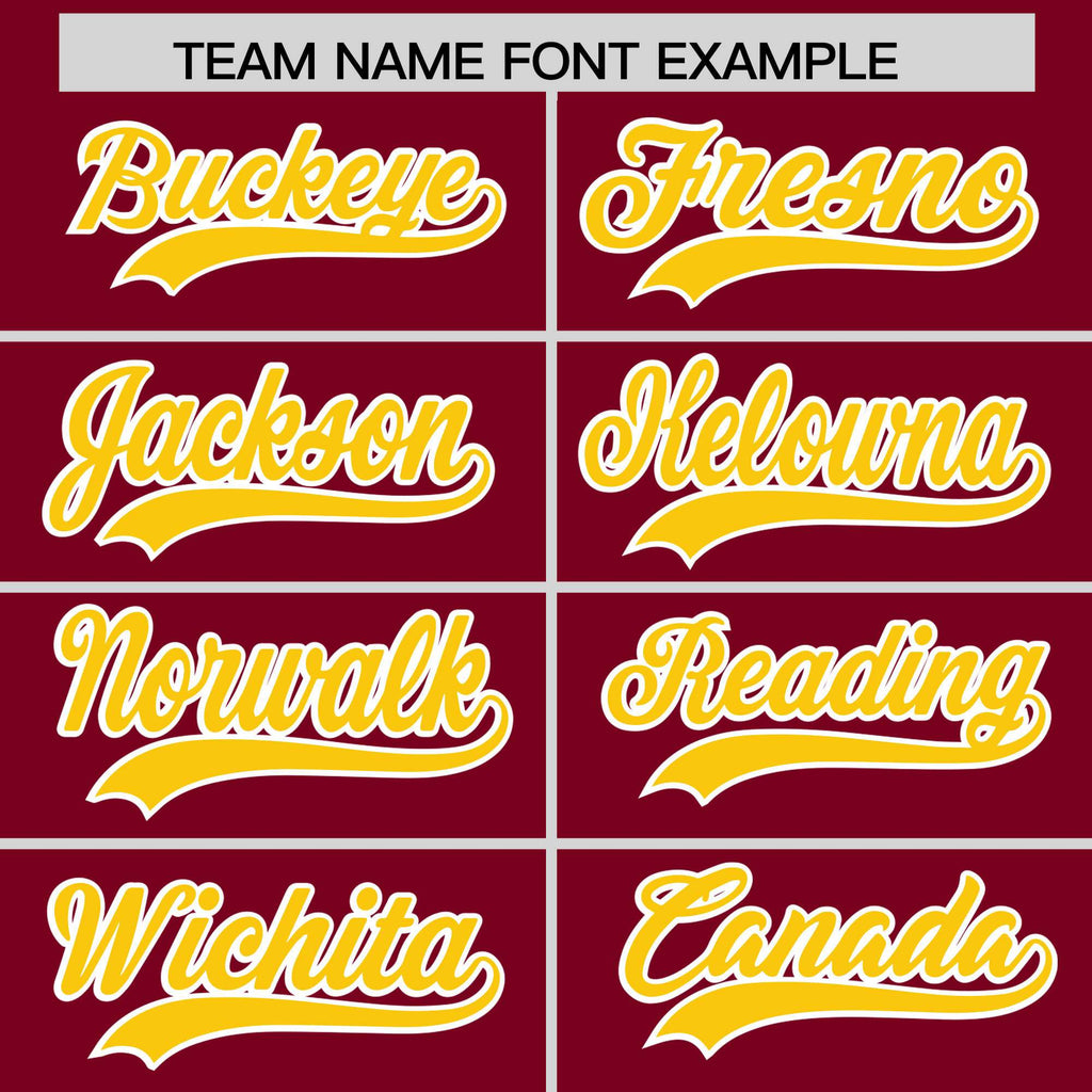 Custom Crimson Gold Varsity Full-Snap Letterman Shoulder Color Block Jacket Hoodie