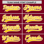 Custom Crimson Gold Varsity Full-Snap Letterman Shoulder Color Block Jacket Hoodie
