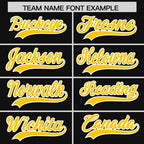 Custom Black Gold Varsity Full-Snap Letterman Shoulder Color Block Jacket Hoodie