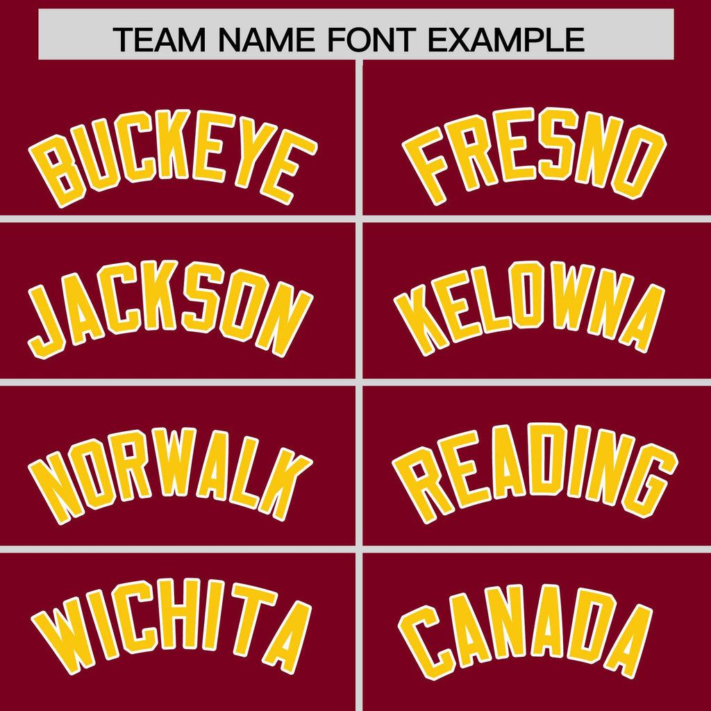 Custom Crimson Gold Varsity Full-Snap Letterman Shoulder Color Block Jacket Hoodie