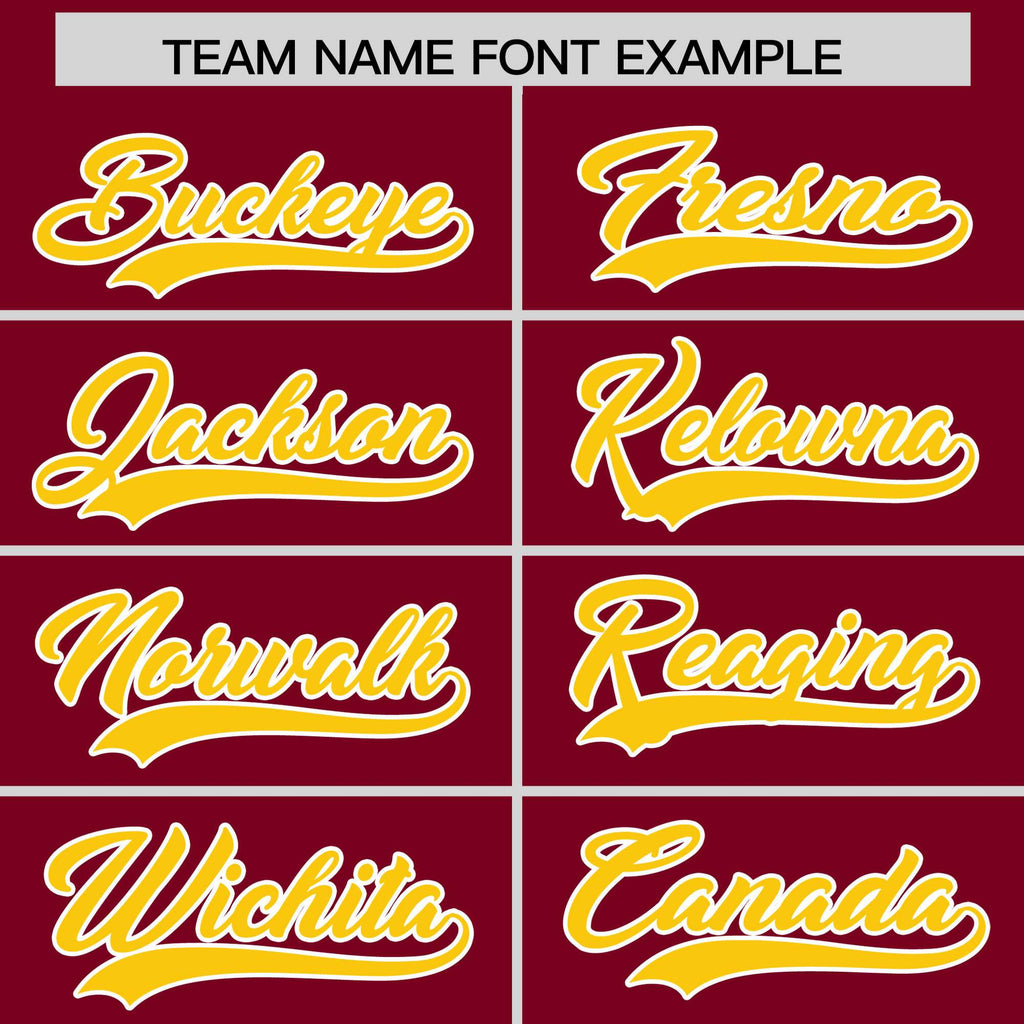 Custom Crimson Gold Varsity Full-Snap Letterman Shoulder Color Block Jacket Hoodie