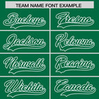 Custom Kelly Green Kelly Green Varsity Full-Snap Letterman Shoulder Color Block Jacket Hoodie
