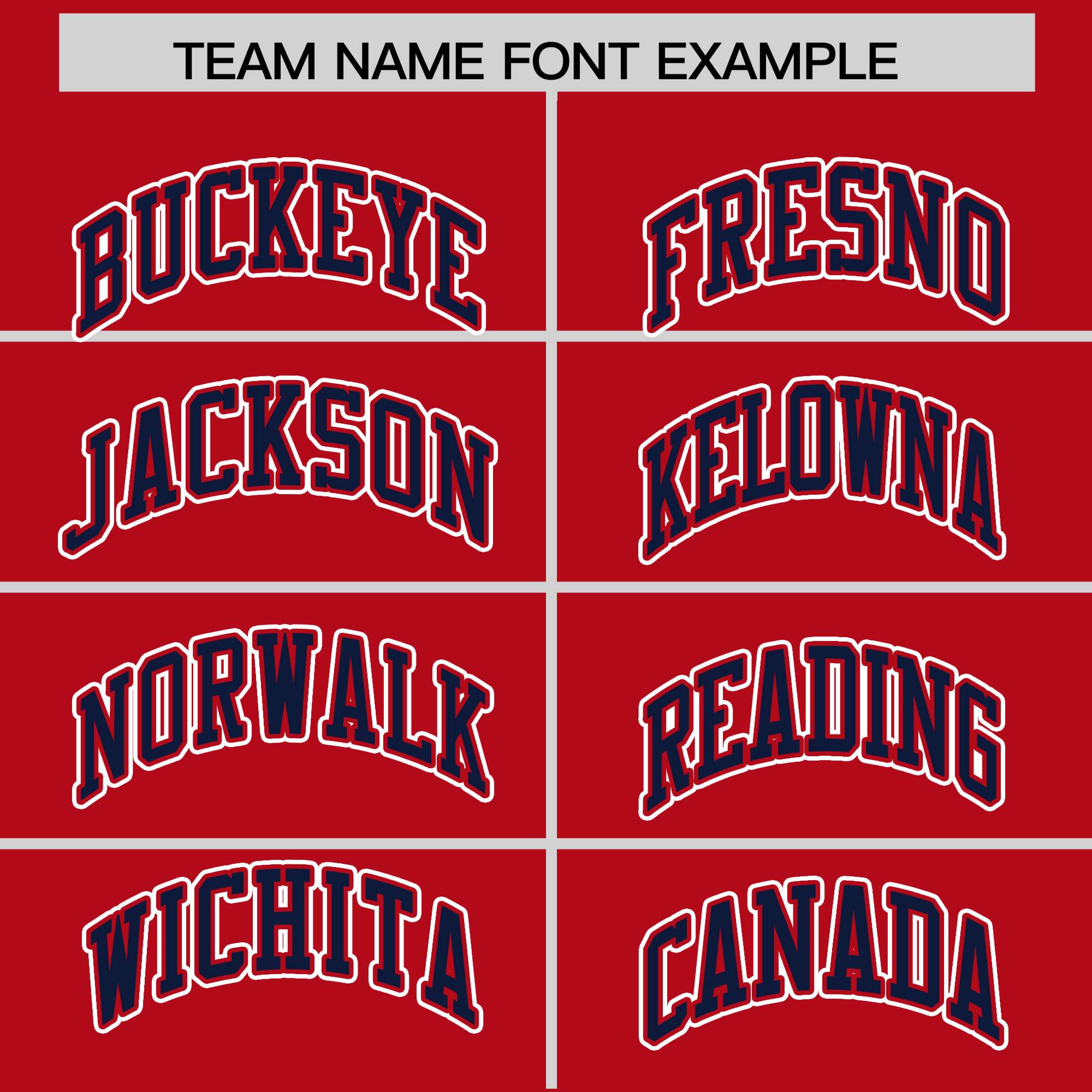 Custom Red Navy Raglan Sleeves Varsity Full-Snap Letterman Two Tone Jacket Hoodie