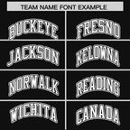 Custom Black White Raglan Sleeves Varsity Full-Snap Letterman Two Tone Jacket Hoodie