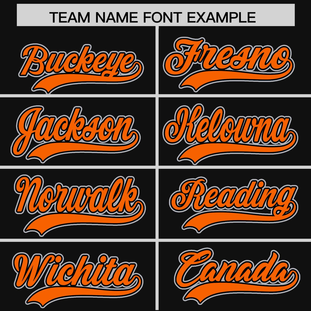Custom Black Orange Raglan Sleeves Varsity Full-Snap Letterman Two Tone Jacket Hoodie