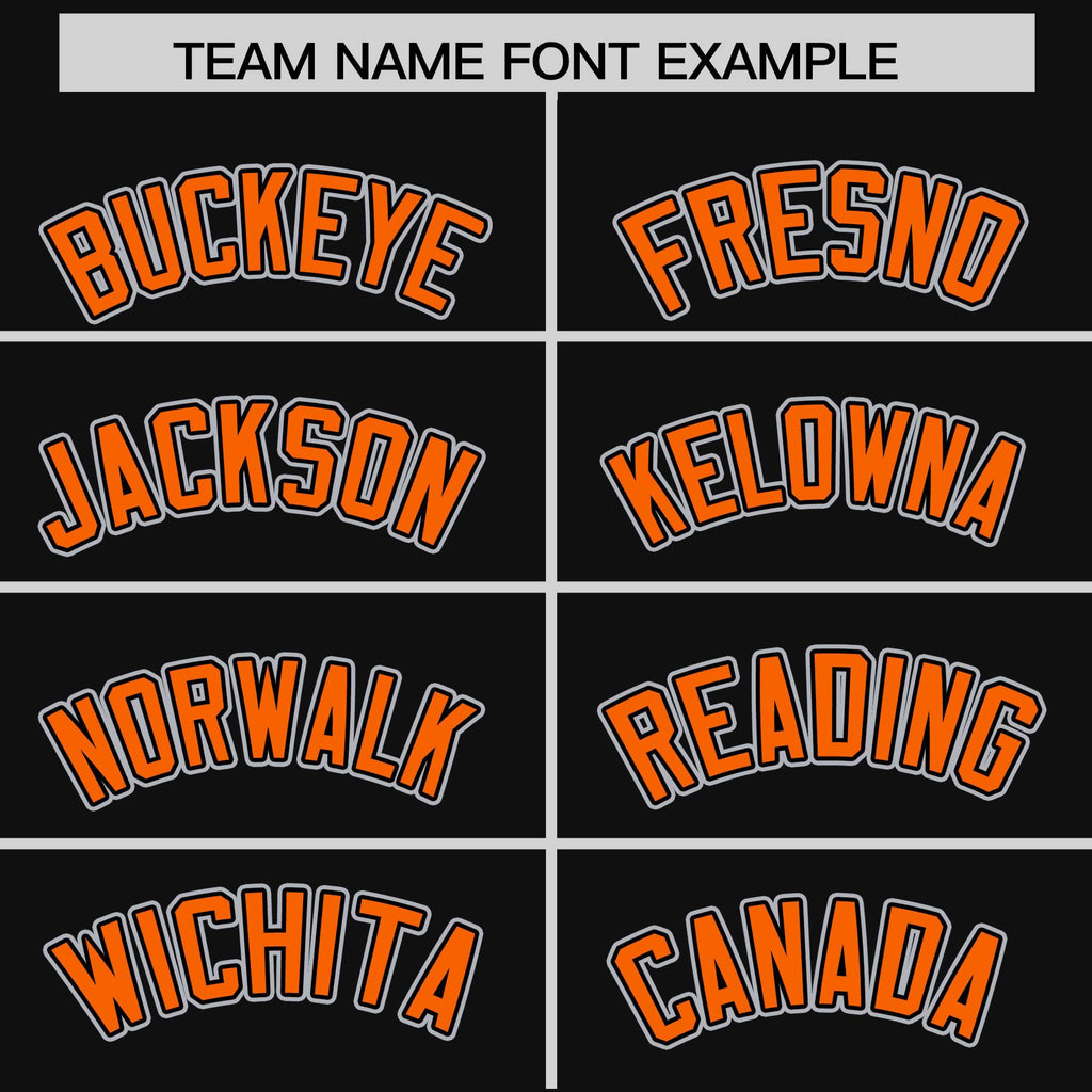 Custom Black Orange Raglan Sleeves Varsity Full-Snap Letterman Two Tone Jacket Hoodie