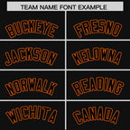 Custom Black Orange Raglan Sleeves Varsity Full-Snap Letterman Two Tone Jacket Hoodie