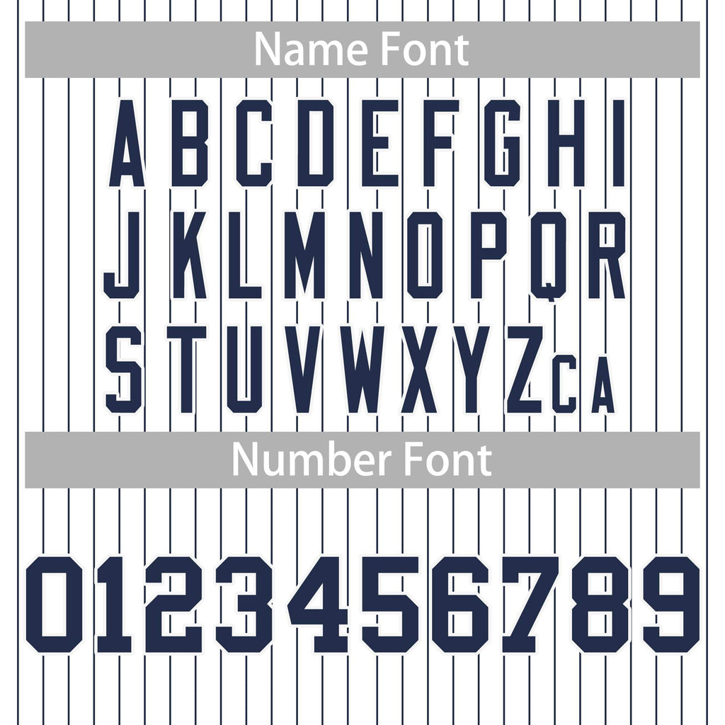 Custom Mens Personalized Pinstripe Baseball Jersey Team Sport Uniforms